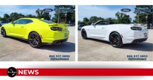 Two Camaros Stolen From Billy Wood Ford
