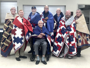 Eight Veterans Receive Quilts of Valor