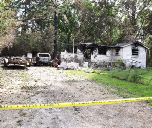 Fire destroys house in Olla