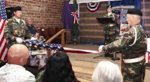 Residents gather to remember the fallen